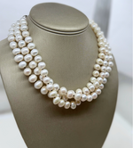 Triple Strand Pearl Necklace