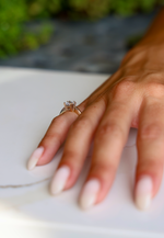 14K Gold .85 ct Round Diamond Pinky Ring
