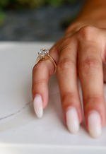 14K Gold Oval 2.02ct Diamond Pinky Ring #2