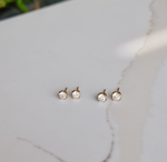 1.7 ct Round Brilliant Diamond 14K Gold Earrings