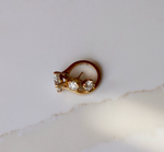 1.30 ct Round Diamond Brillant 14K Gold Earrings