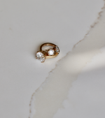 1.7 ct Round Brilliant Diamond 14K Gold Earrings