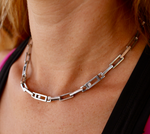 The Demi Chain Sliding Triple Diamond Necklace