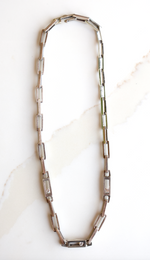 The Demi Chain Sliding Triple Diamond Necklace