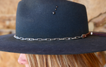 The Demi Chain Sliding Diamond Hat Band