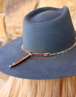 The Demi Chain Sliding Diamond Hat Band