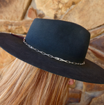 The Demi Chain Sliding Diamond Hat Band