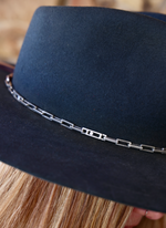 The Demi Chain Sliding Diamond Hat Band