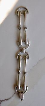 Diamond Snaffle Bit Bracelet