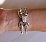 Diamond Snaffle Bit Bracelet