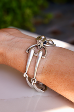 Diamond Snaffle Bit Bracelet