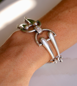 Diamond Snaffle Bit Bracelet