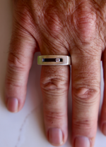 Men's Diamond Sliding Ring