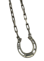 Six Diamond Horseshoe Necklace