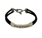 Leather ID Bracelet