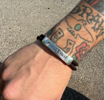 Leather ID Bracelet