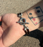 Leather ID Bracelet