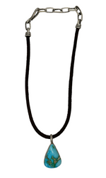 35ct Sonoran Mountain Leather Cord Necklace