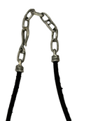 90ct Royston Turquoise and Leather Necklace