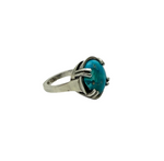 Double Prong Sonoran Bluebird Ring