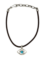 Sea and Sky Evil Eye Necklace