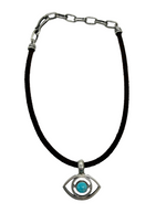 Sea and Sky Evil Eye Necklace