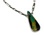 Teardrop Blackjack Diamond Slide Necklace