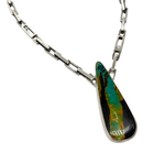 Teardrop Blackjack Diamond Slide Necklace