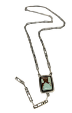 Diamond Demi Chain Turquoise Rosary