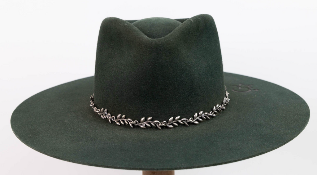 Diamond Olive Branch Hat Band