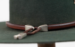 Nine Diamond Leather Hat Band