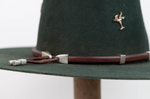Nine Diamond Leather Hat Band