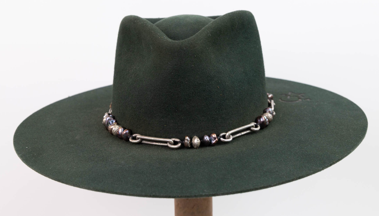Black Pearl Melissa Hat Band