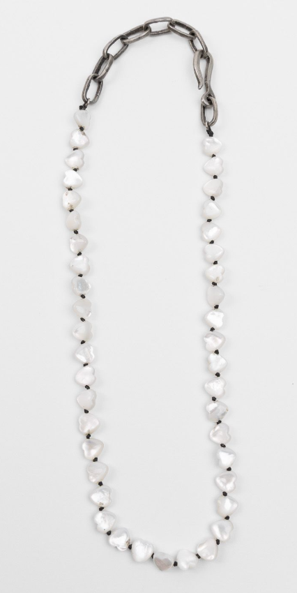 Mother of Pearl Heart Necklace