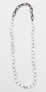 Mother of Pearl Heart Necklace