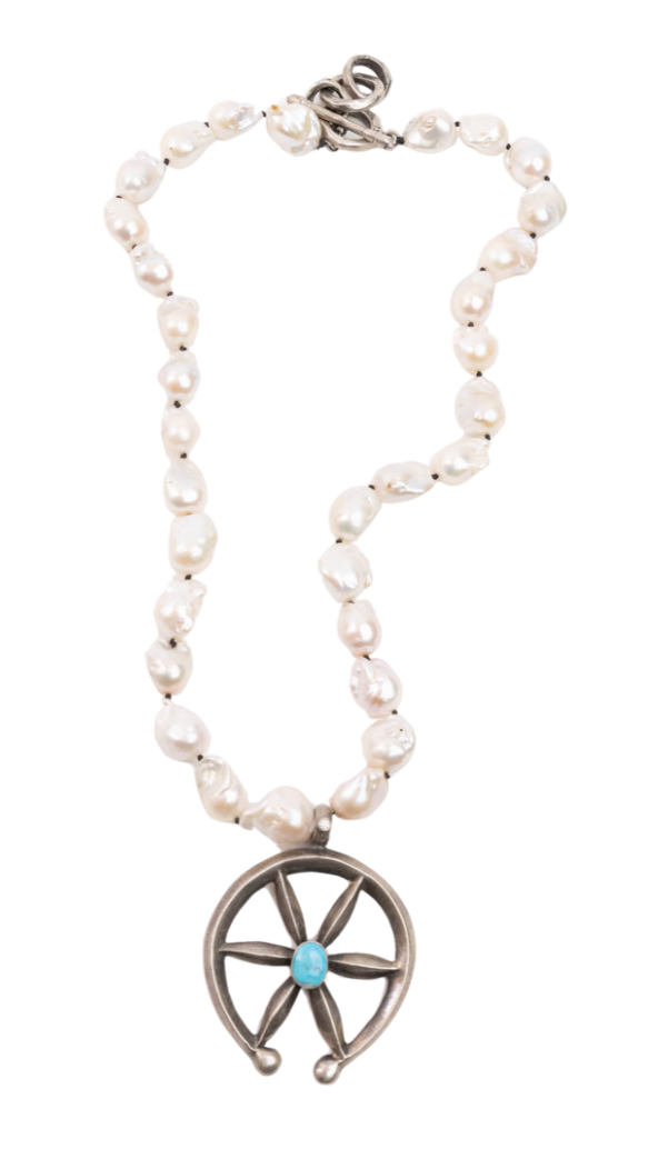 Blossom Blue Ridge Turquoise Naja Necklace