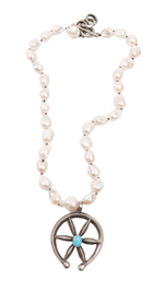 Blossom Blue Ridge Turquoise Naja Necklace