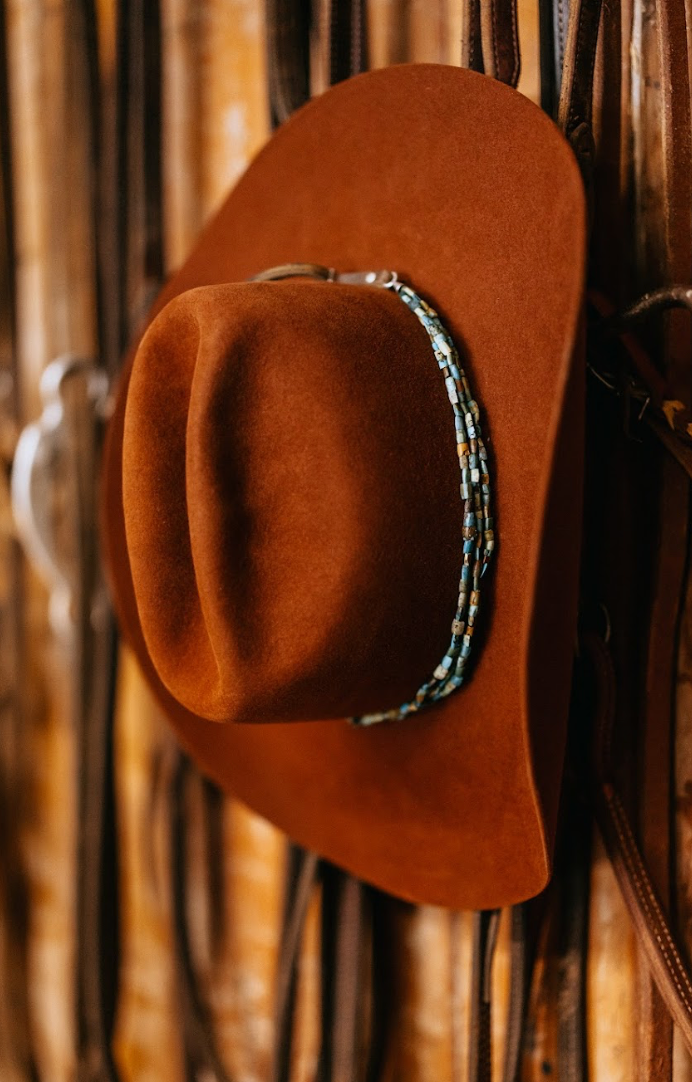 3 Strand Turquoise Hat Band
