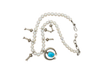 Pearl Turquoise Naja with Diamond