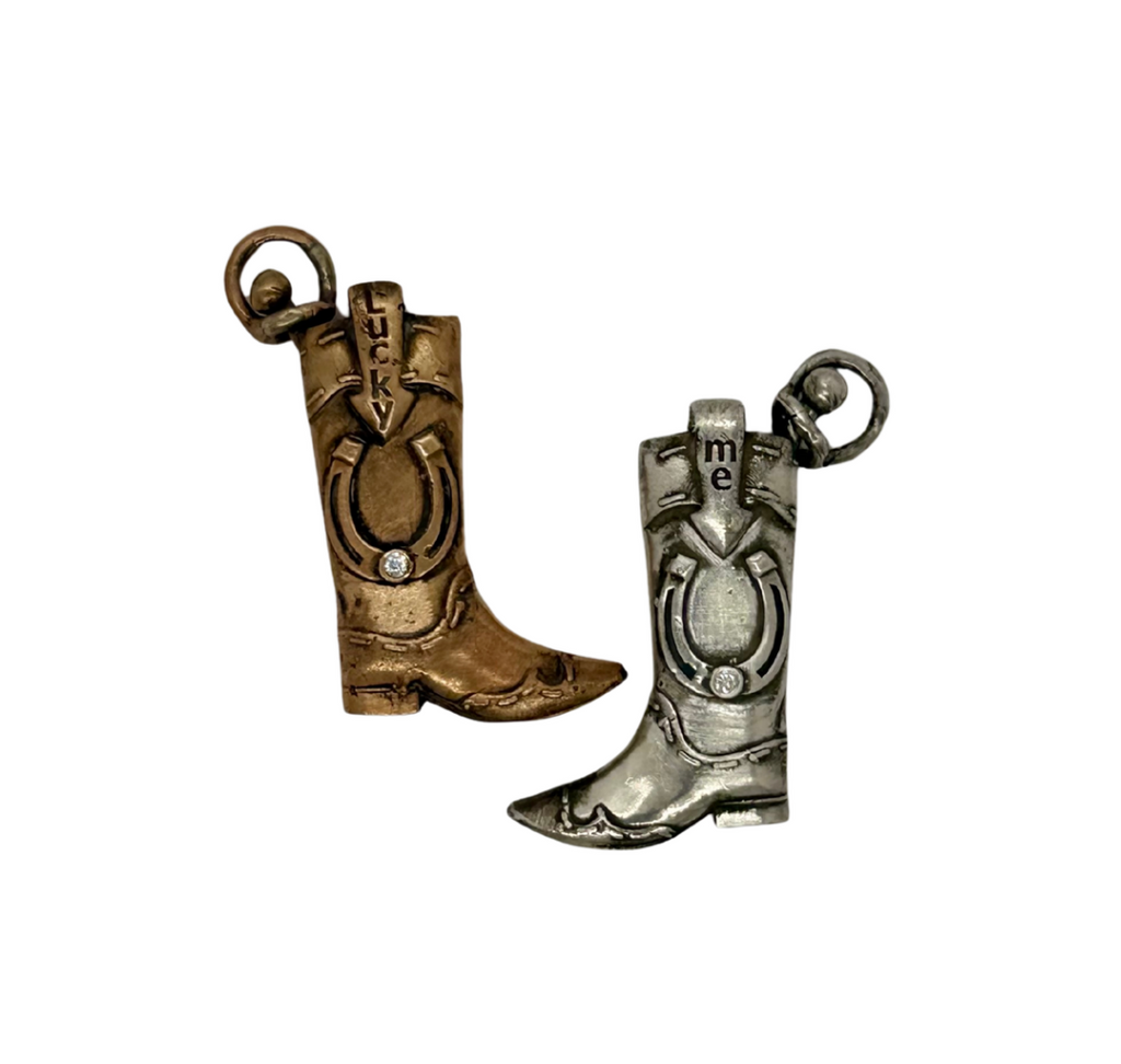 Lucky Me Cowboy Boot Charm
