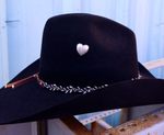 Bubble Heart Hat Pin