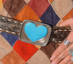 Big Heart Kingman Belt Buckle