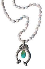 Sienna Diamond Turquoise Naja Necklace