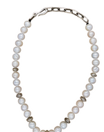 Diamond Kingman Concho Pearl Necklace