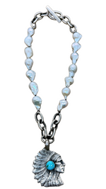Fearless Chief Pearl Necklace