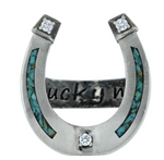 “Lucky Me” Diamond Inlay Horseshoe Ring