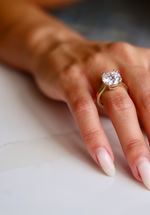 5.03 ct Round Brilliant Diamond 14K Gold Ring