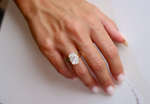 5.04 ct Oval Brilliant Diamond 14K Gold Ring