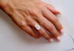 5.04 ct Oval Brilliant Diamond 14K Gold Ring