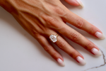 5.04 ct Oval Brilliant Diamond 14K Gold Ring